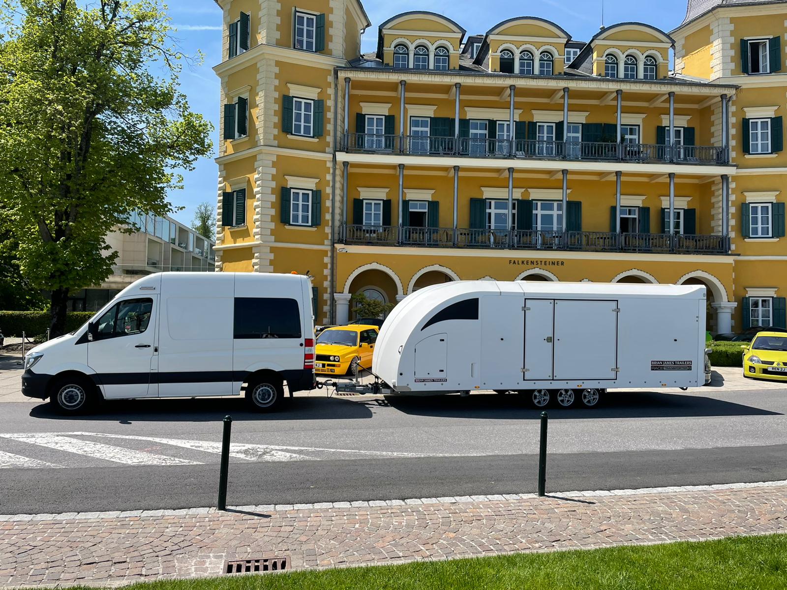 Geschlossener Lamborghini Transport Wörthersee